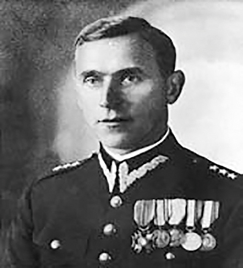 Józef Baran-Bilewski w mundurze kapitana. Źródło: archiwum rodzinne Artura Bilewskiego