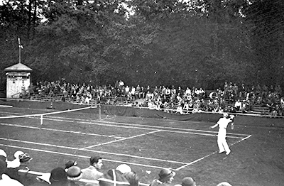 Kort tenisowy AZS Kraków, 1933 r. Fot. NAC