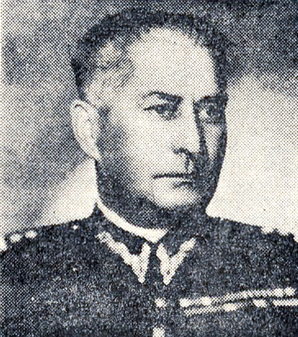 Ppłk Artur Kasprzyk na zdjęciu zamieszczonym w piśmie „Start” (nr 5/1948). Źródło: Jagiellońska Biblioteka Cyfrowa